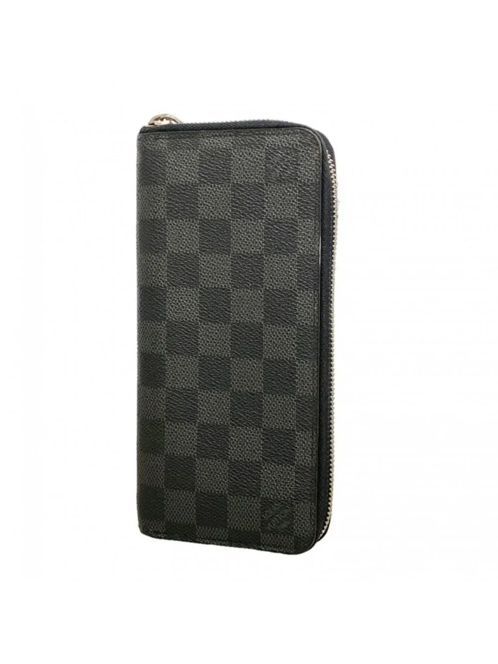 Louis Vuitton Wallet Damier Graphite Zippy Vertical Black